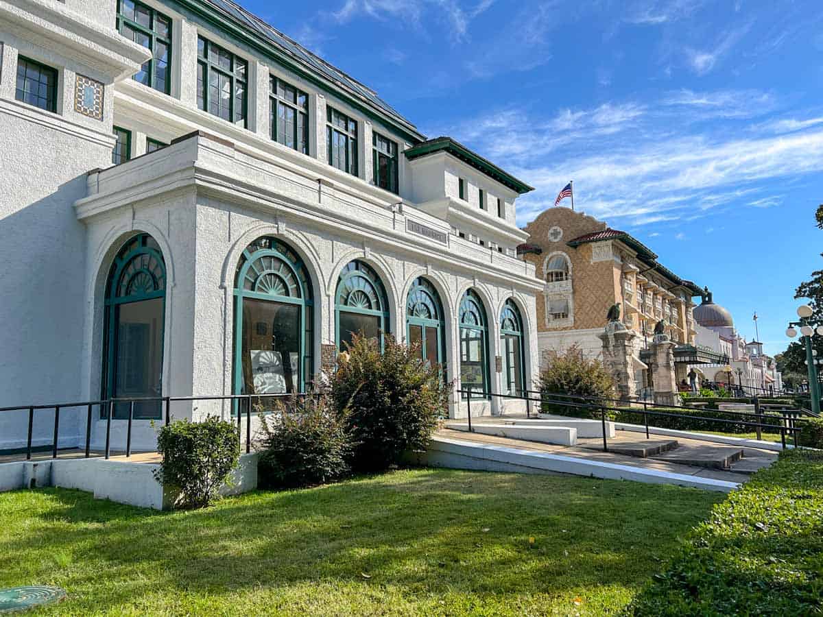 Historic Bathhouse Row at Hot Springs National Park